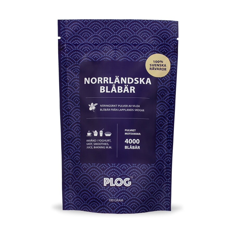 Norrländska Blåbär 100g