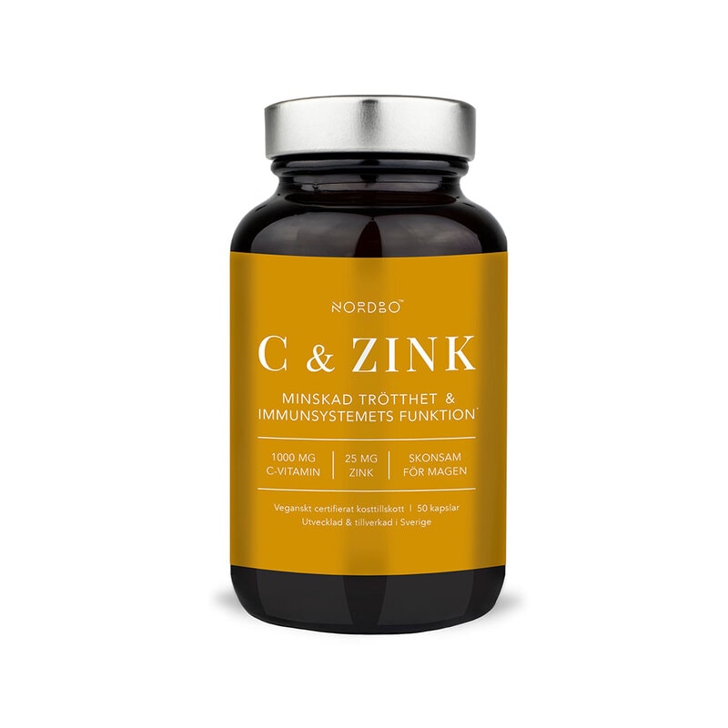 C-vitamin & Zink 50 kapslar