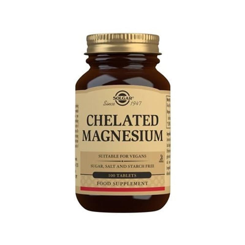 Chelated Magnesium 100 tabletter
