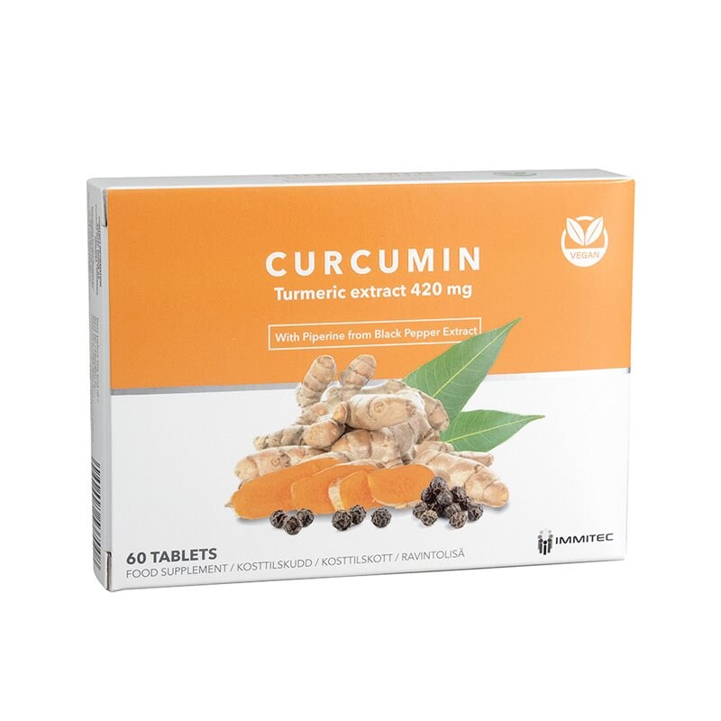 Curcumin 420 mg 60 tabletter