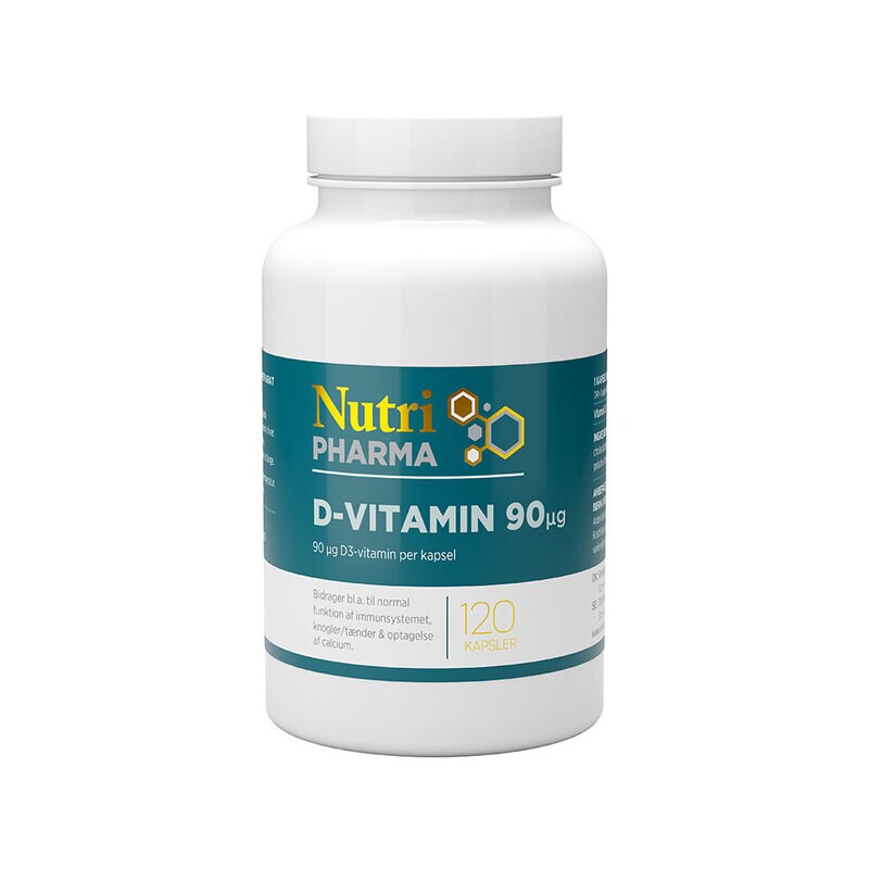 D-Vitamin 90μg 120kapslar