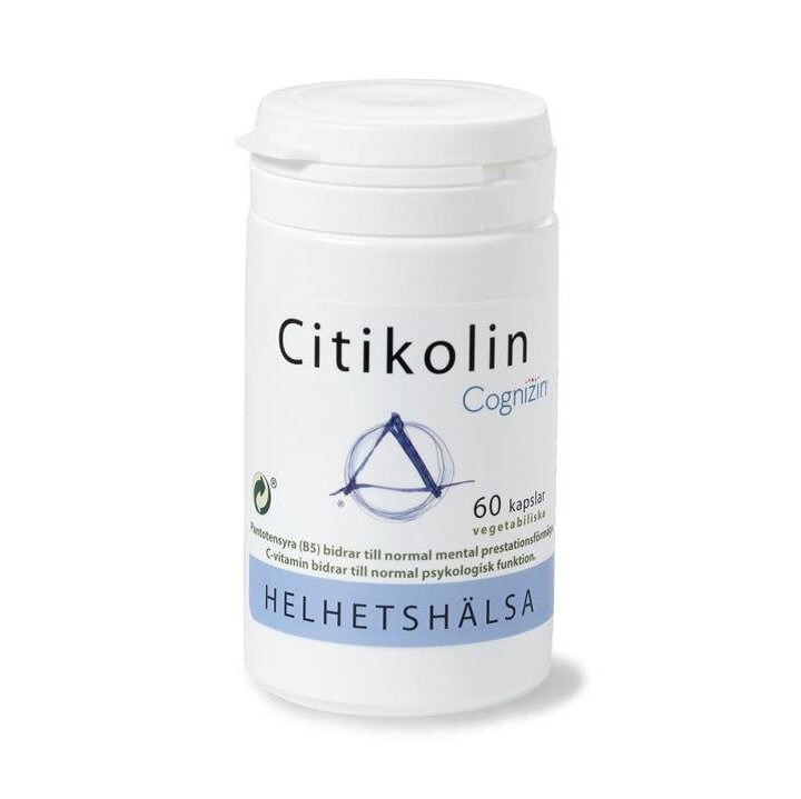 Citikolin (Cognizin®) 60 kapslar
