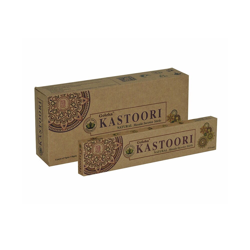 Kastoori ekologisk rökelse 15g
