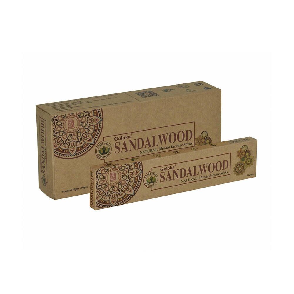 Sandalwood/Sandelträ ekologisk rökelse 15g