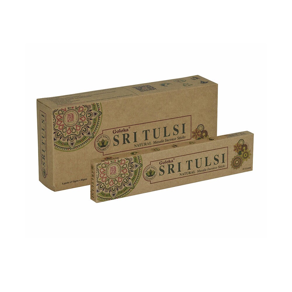 Sri Tulsi/Helig Basilika ekologisk rökelse 15g