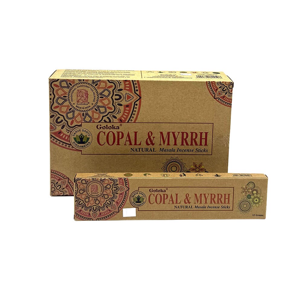 Copal & Myrrh ekologisk rökelse 15g