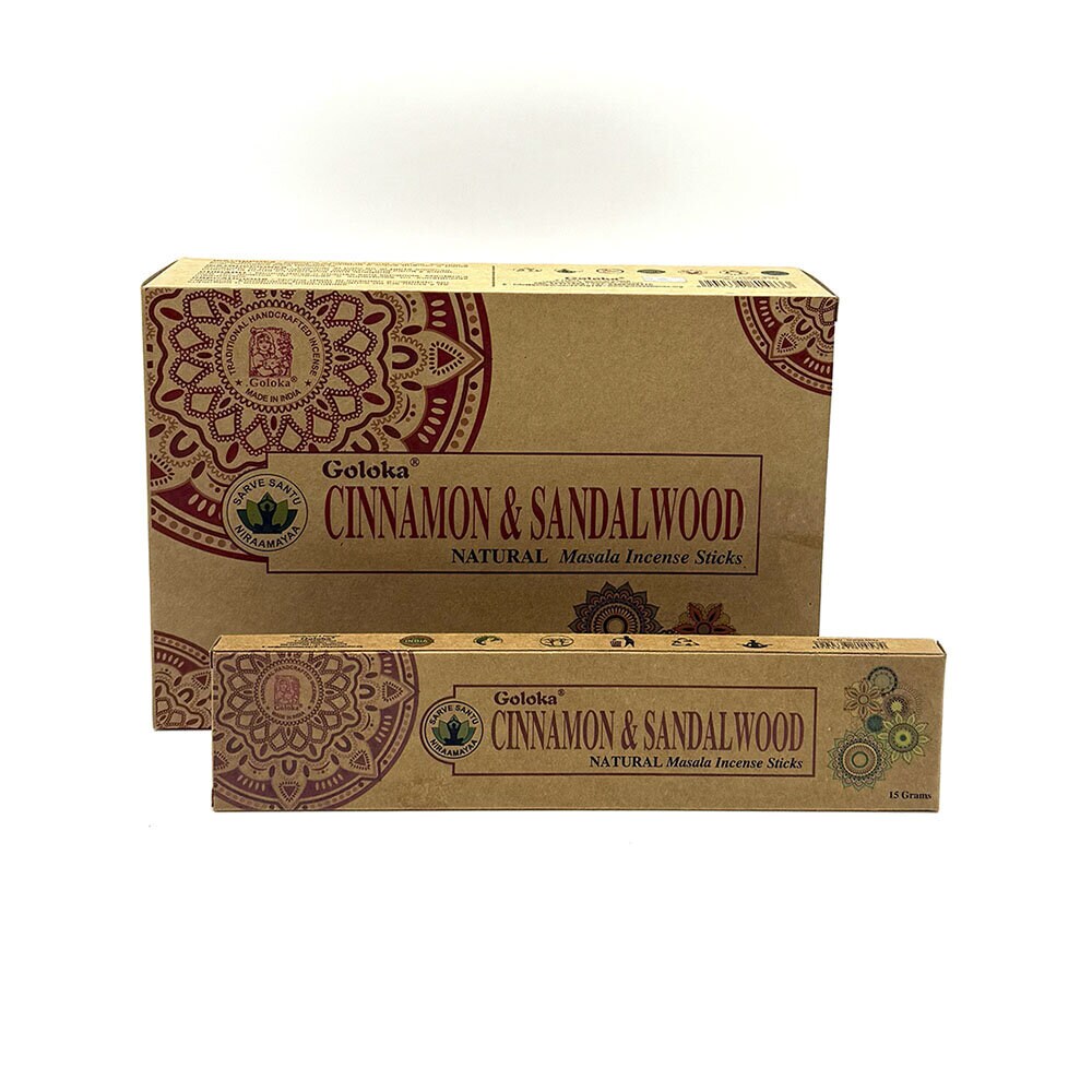 Cinnamon & Sandalwood ekologisk rökelse 15g