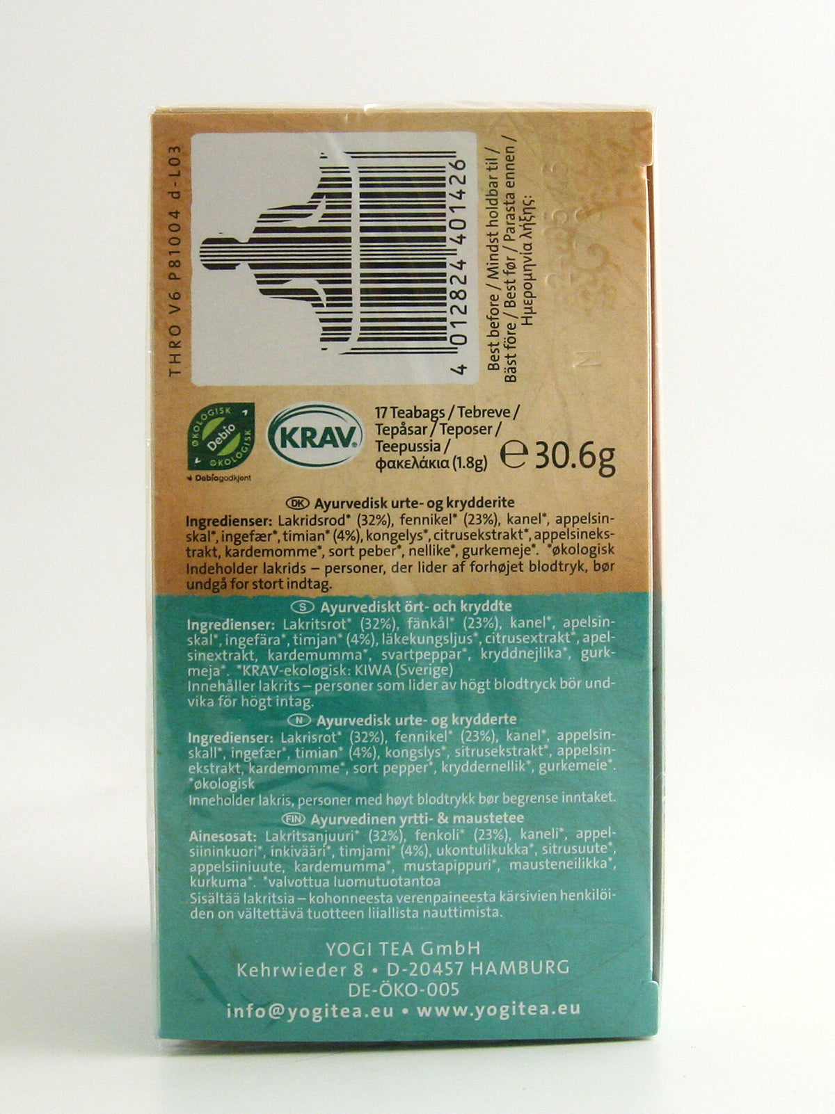 Te Throat Comfort 17 påsar