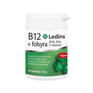 Vitamin B12 med folsyra 60 tabletter