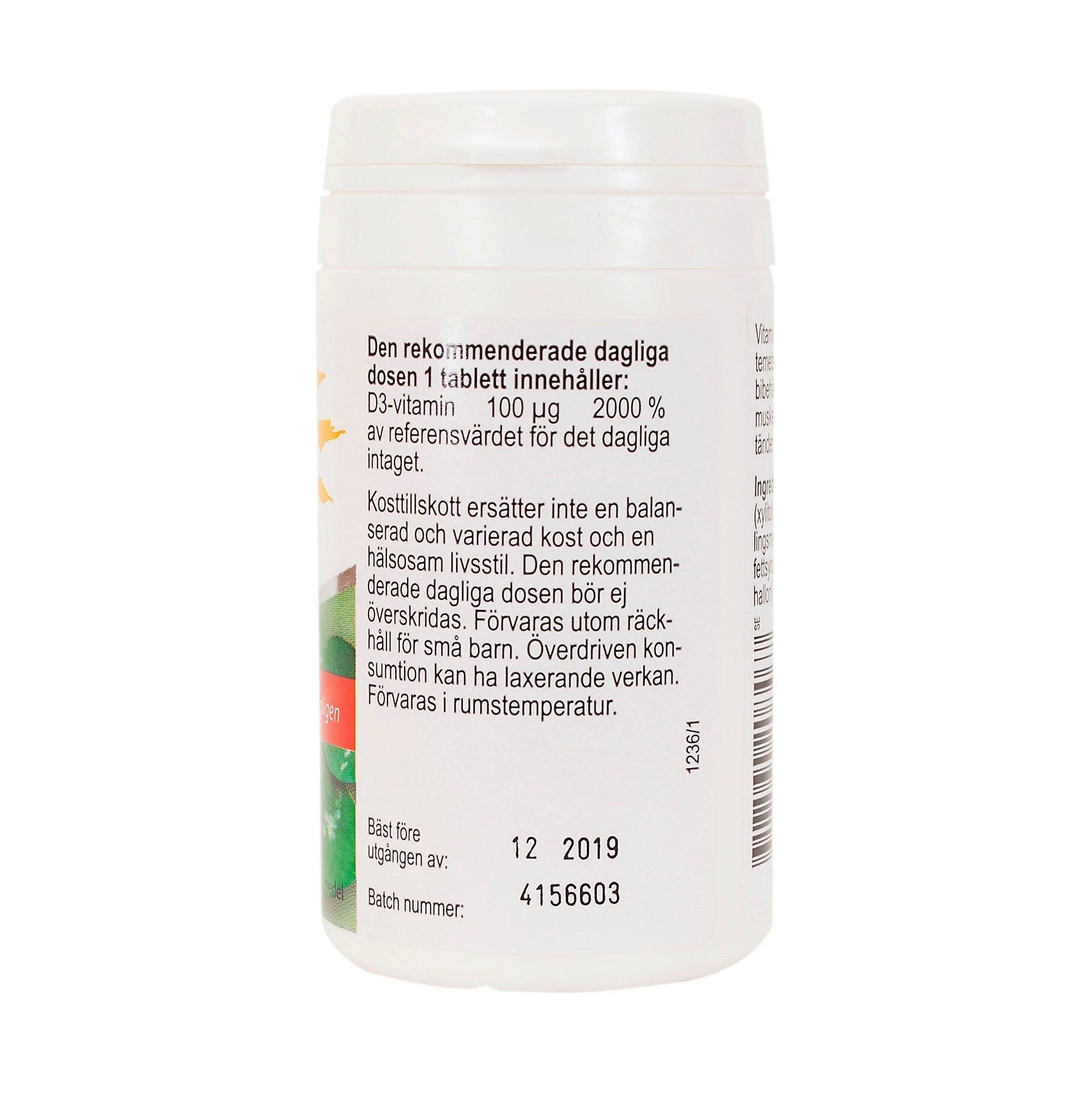 D-Vitamin 100 µg 90 tabletter