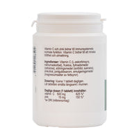 C-Vitamin+Zink 120 tabletter