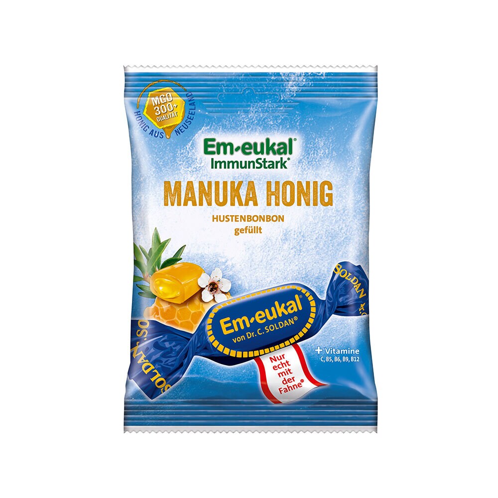Manuka Honung Fyllda Halstabletter 75g