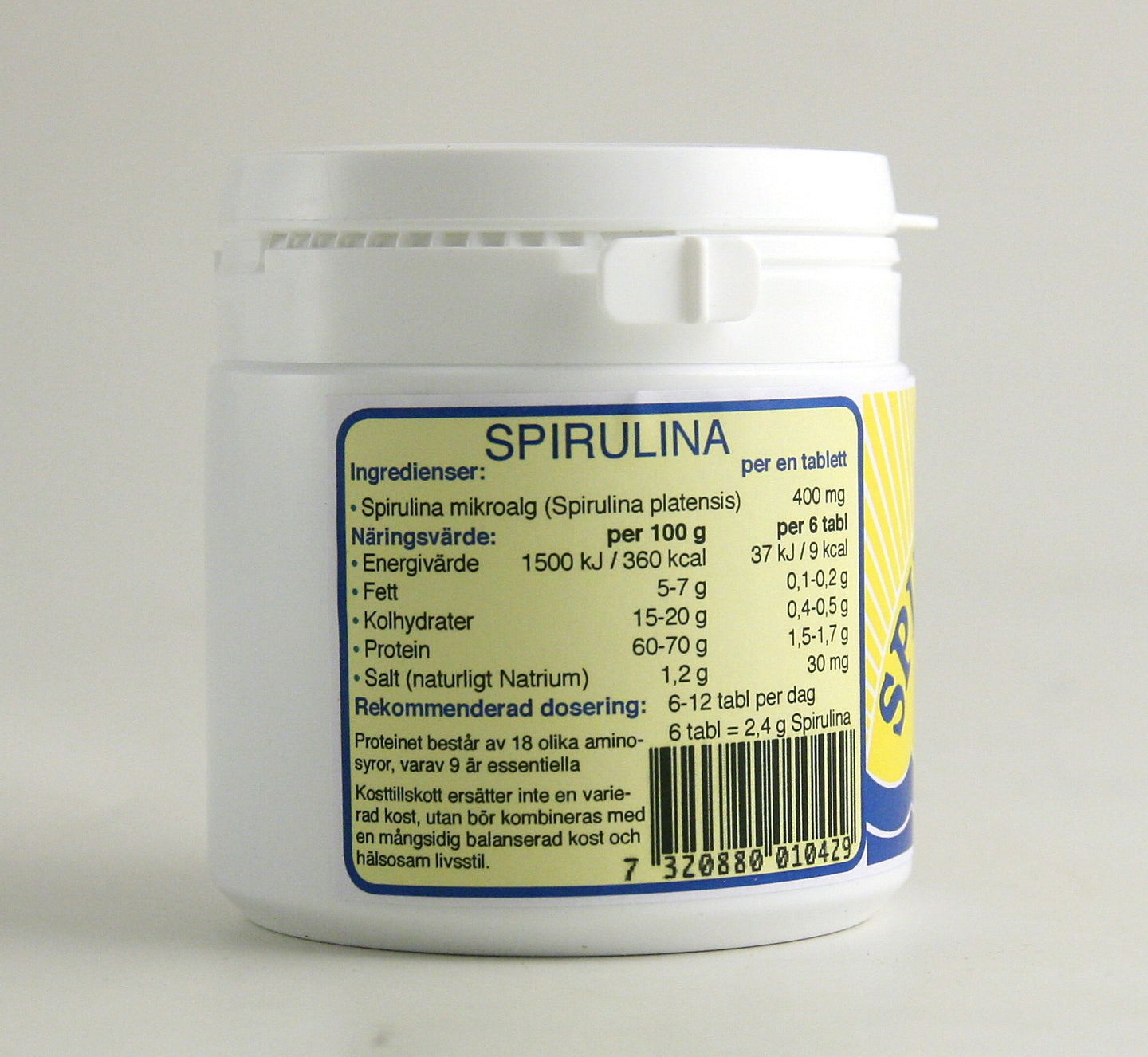 Spirulina 200 tabletter