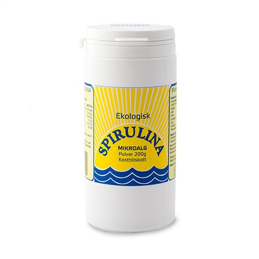 Spirulina pulver ekologisk 200g