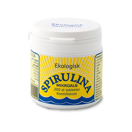 Spirulina ekologisk 200 tabletter