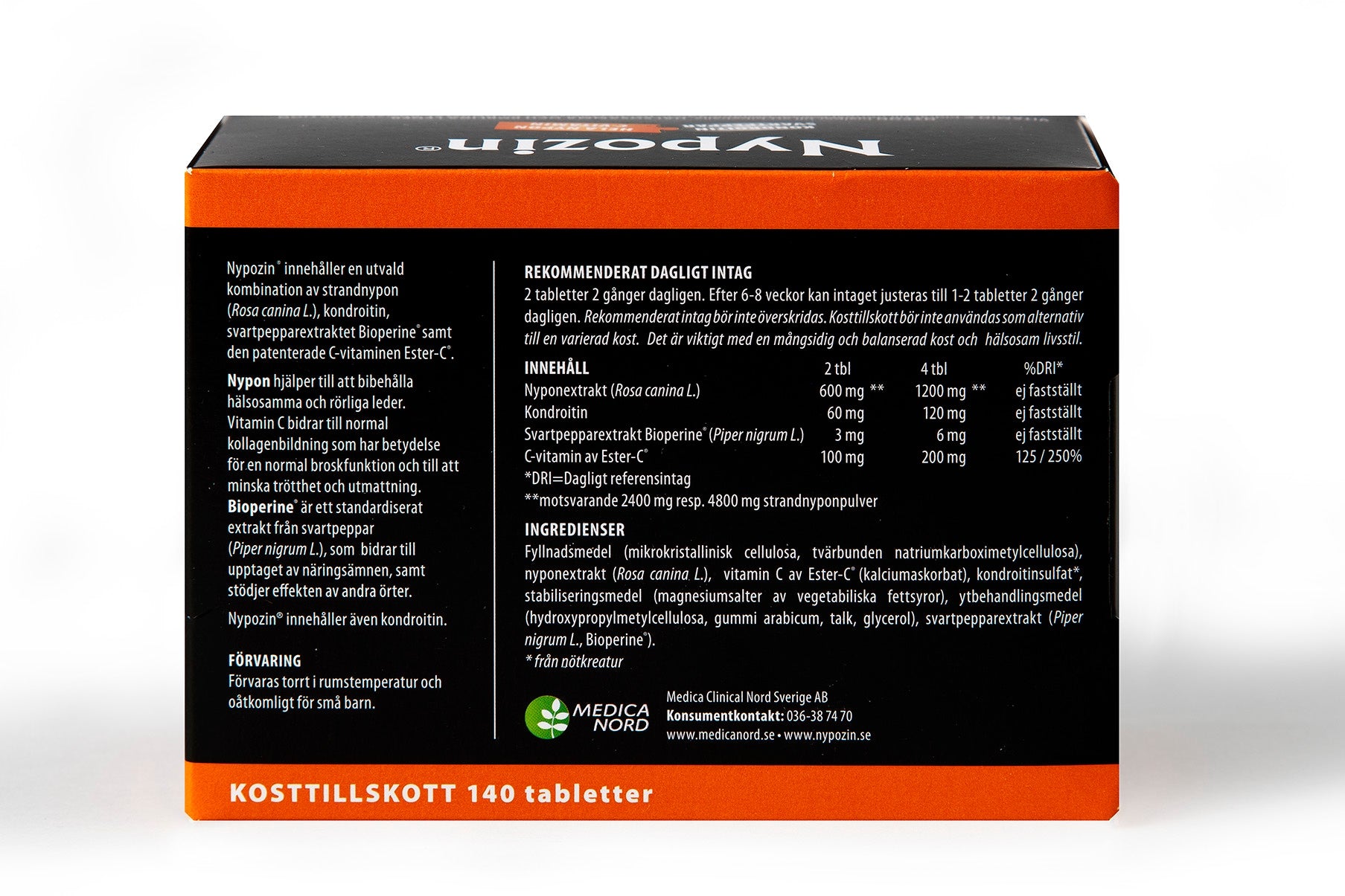 Nypozin 140 tabletter