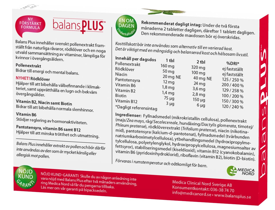 Balans Plus 60 tabletter