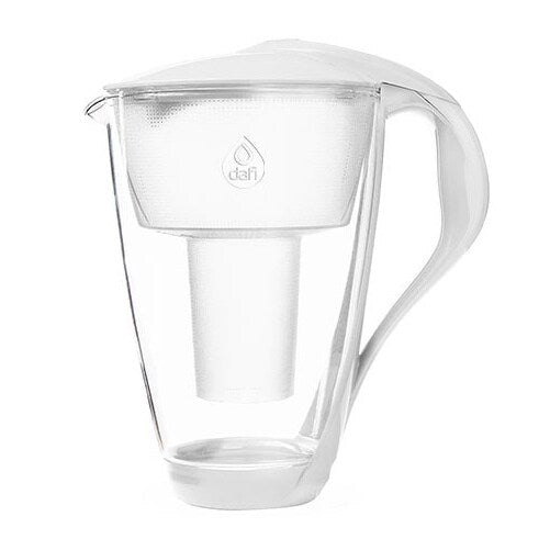 Vattenfilter kanna Glas 2,0 L vit innerdel