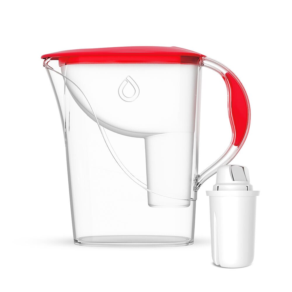 Vattenfilter kanna 2,4 L Klarröd