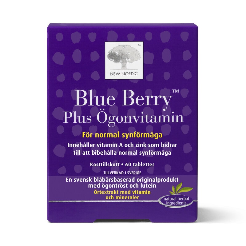 Blue Berry Plus Ögonvitamin 60 tabletter