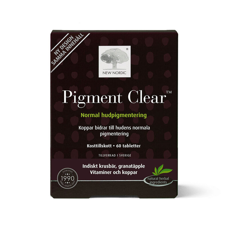 Skin Care Pigment Clear 60 tabletter