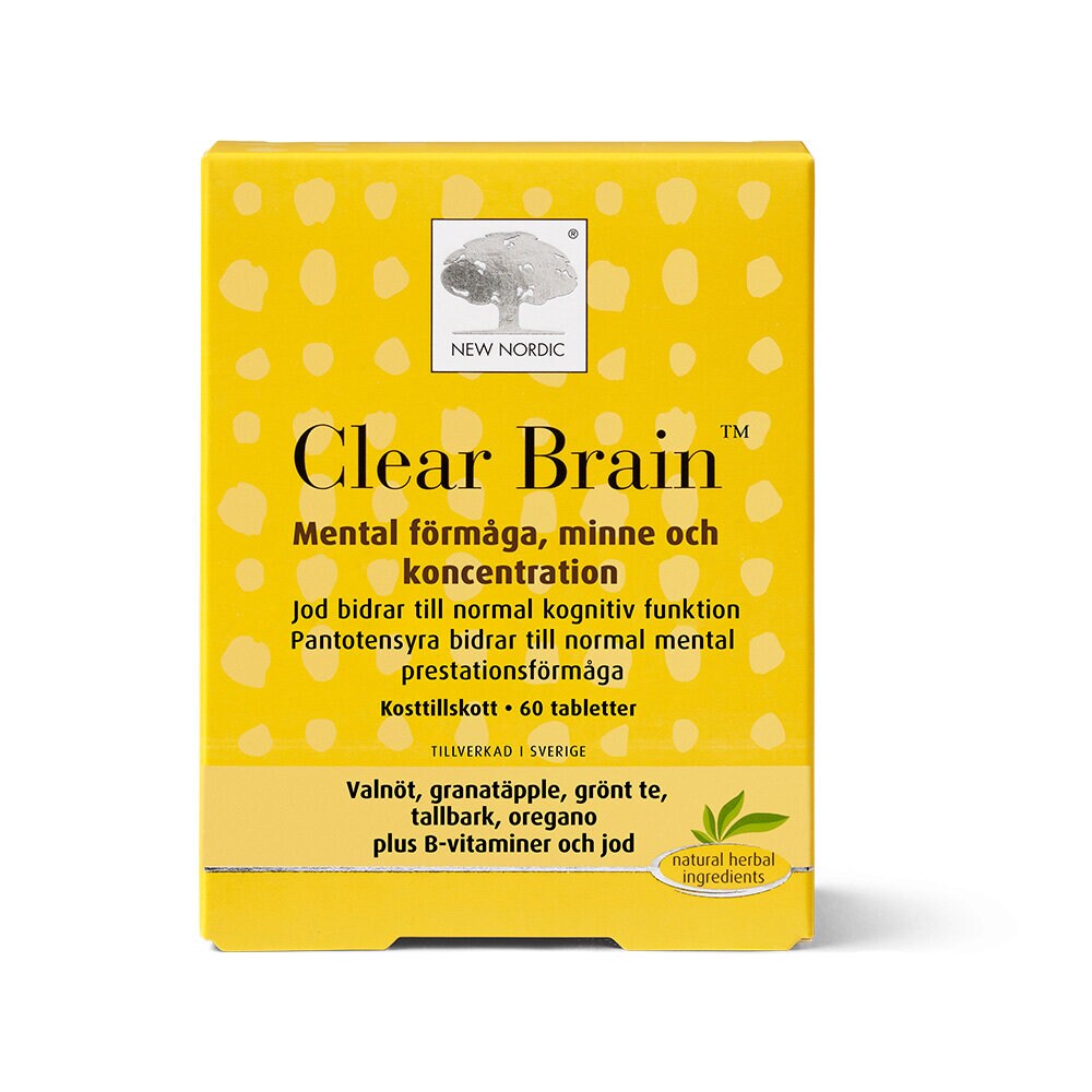 Clear Brain 60 tabletter