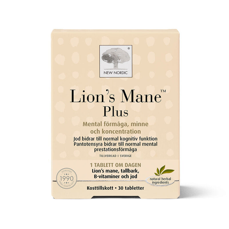 Lions Mane Plus 30 tabletter