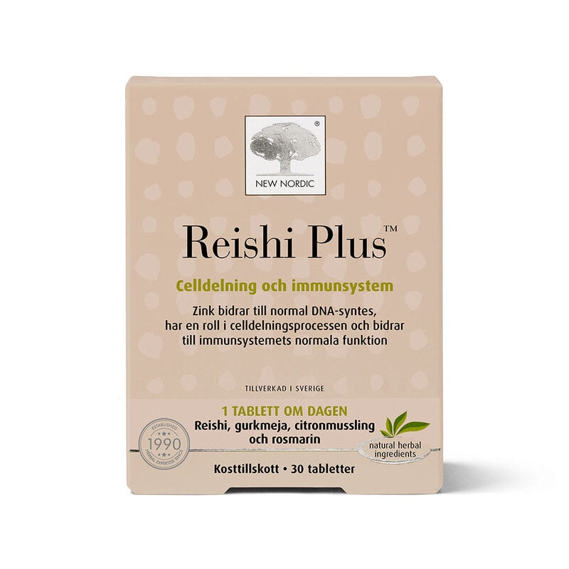 Reishi Plus 30 tabletter