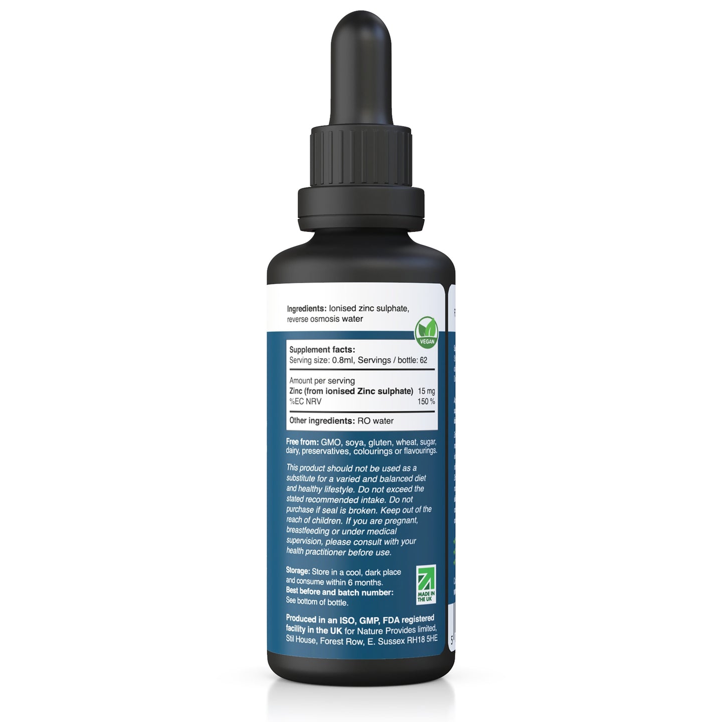 Ionic Zinc liquid 50ml