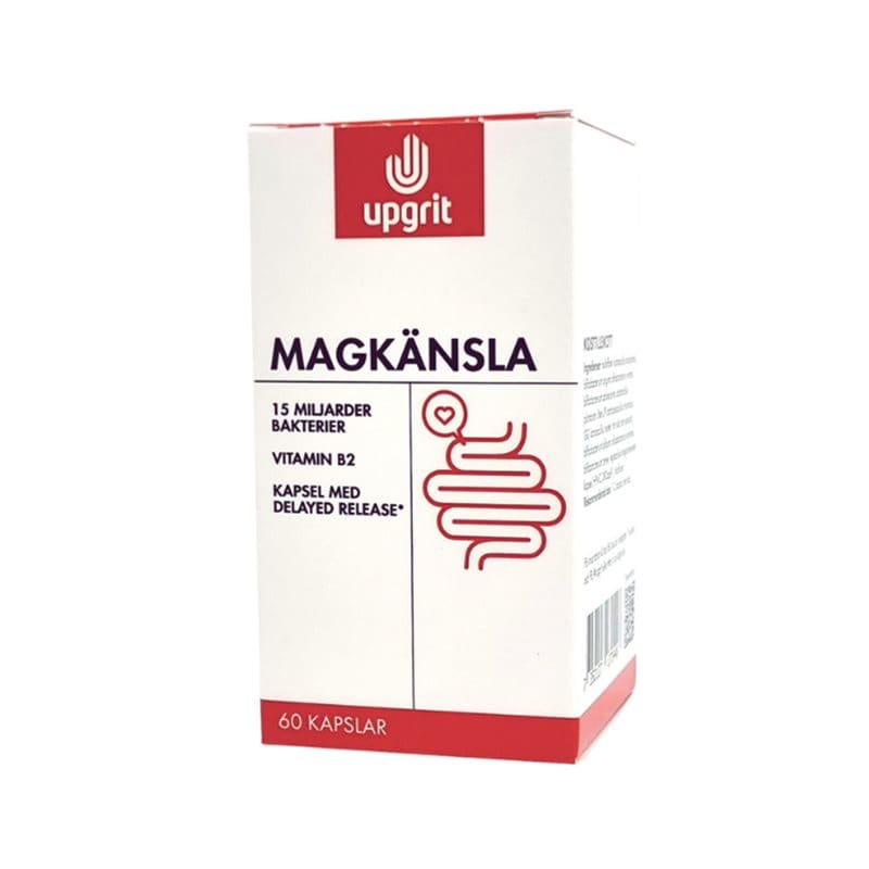 Magkänsla Mjölksyrabakterier 60 kapslar