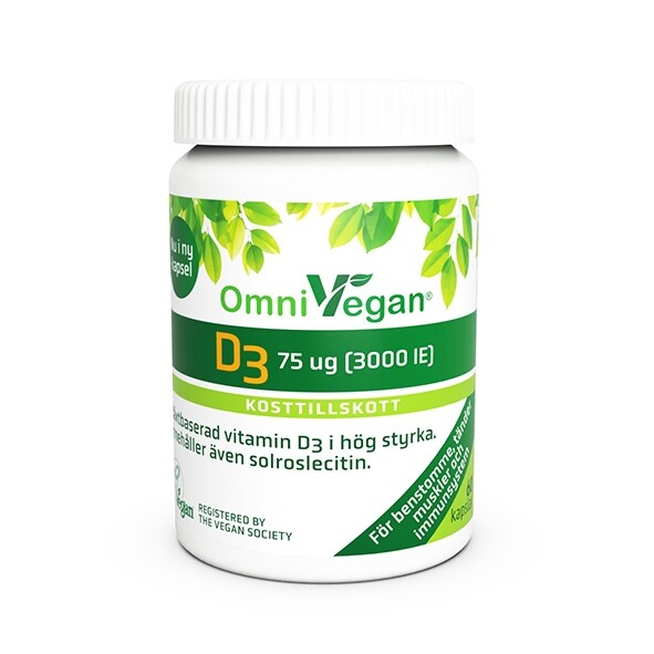 OmniVegan D3 60 kapslar