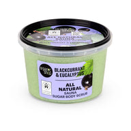 All Natural Sauna sugar body scrub Blackcurrant & Eucalyptus 250ml