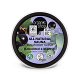 All Natural Sauna sugar body scrub Blackcurrant & Eucalyptus 250ml