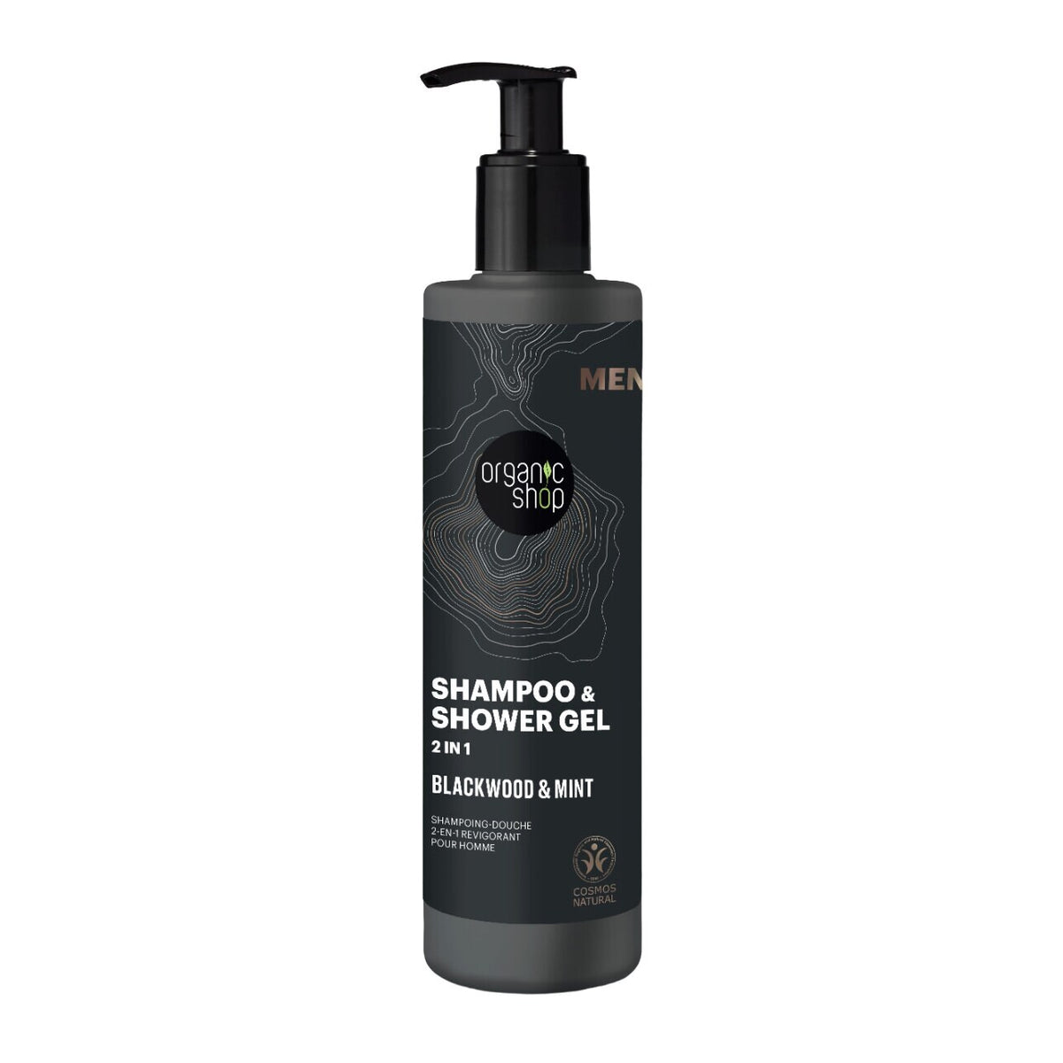 Shampoo & Shower Gel 2 in 1 Blackwood & Mint 280ml
