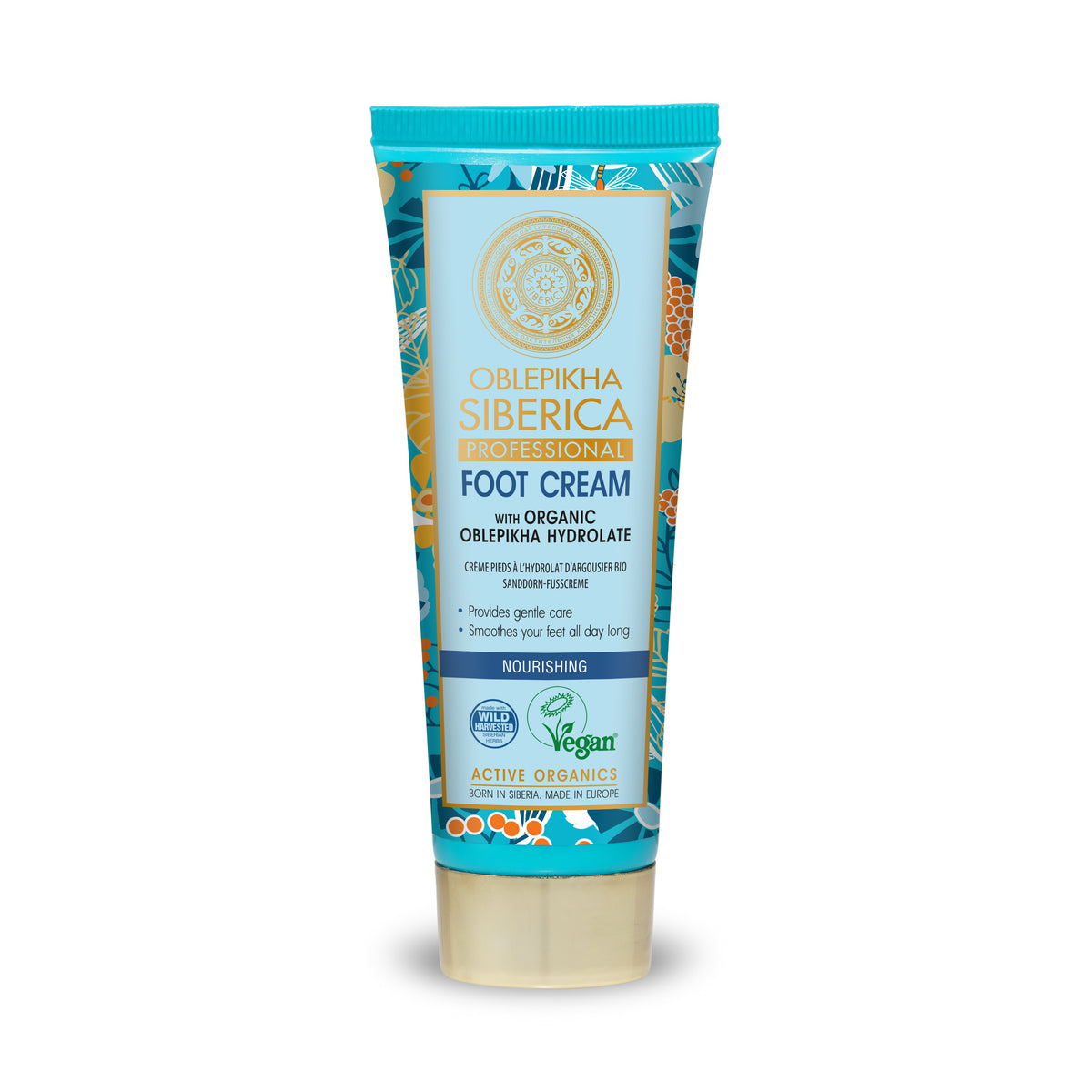 Foot Cream with Organic Oblepikha Hydrolate 75ml
