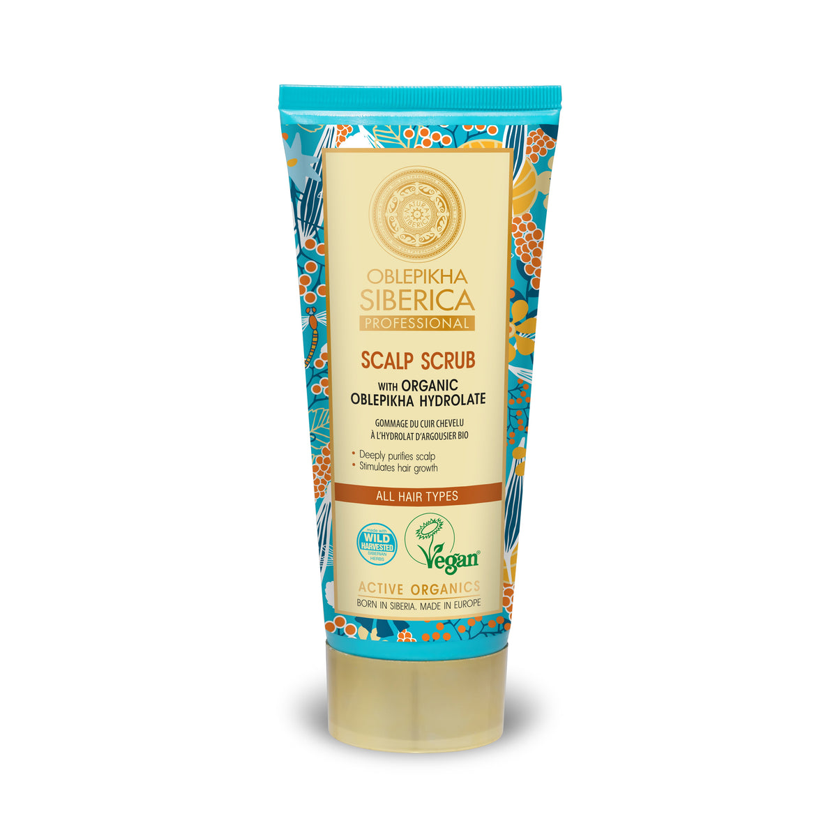 Scalp Scrub with Organic Oblepikha Hydrolate 200ml