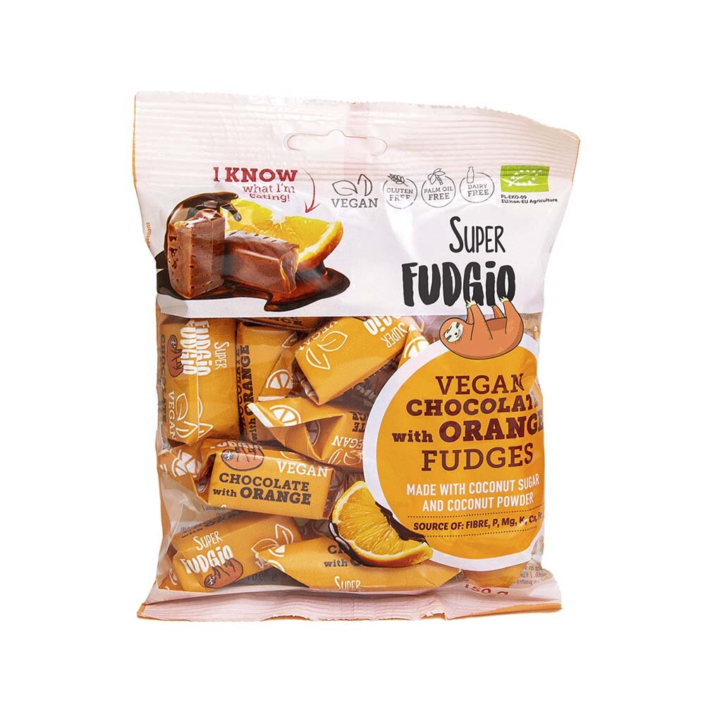 Fudge choklad apelsin 150g