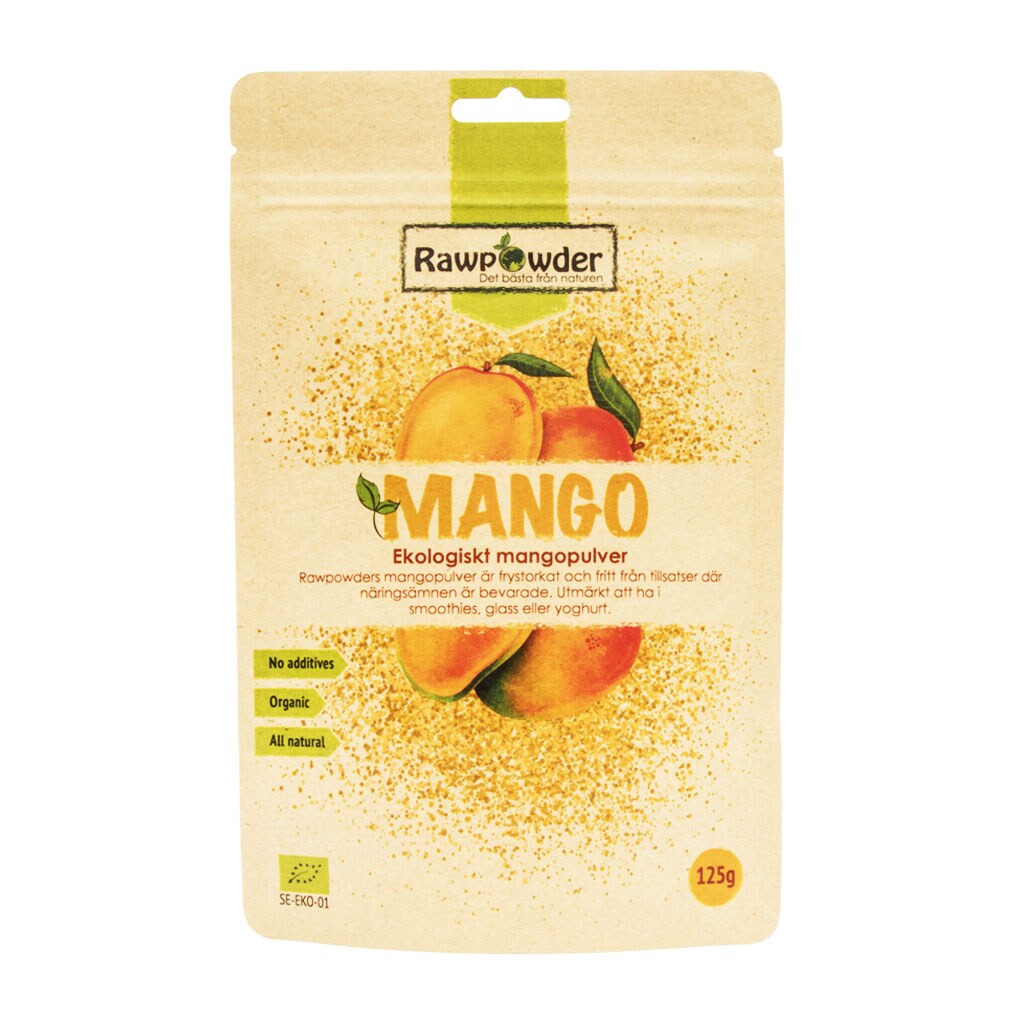 Mango pulver (frystorkad) 125g