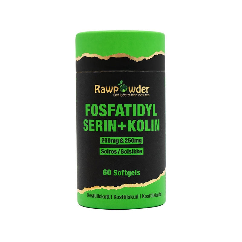 Fosfatidylserin 200mg + Fosfatidylkolin 125mg 60 kapslar
