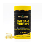Alaska Omega-3 Forte 80% 1000mg 70 Softgels