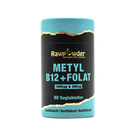 Metyl B12 1000μg + Folat 400μg 90 Sugtabletter