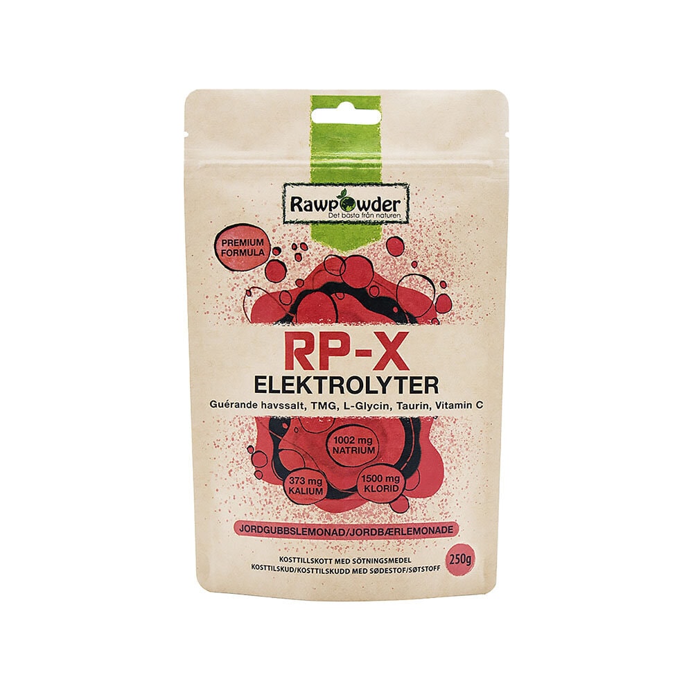 RP-X Elektrolyter Jordgubbslemonad 250g