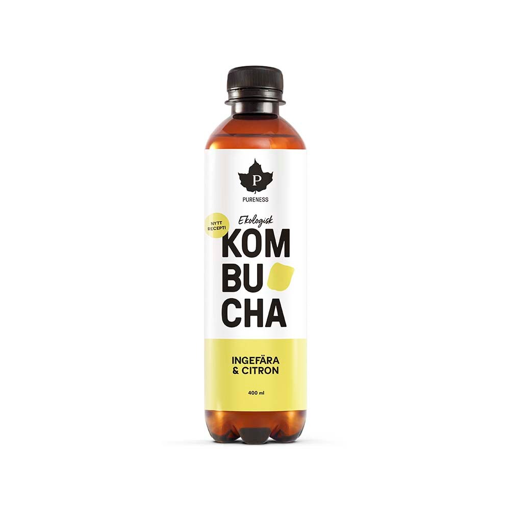 Kombucha, Ingefära & Citron 400ml