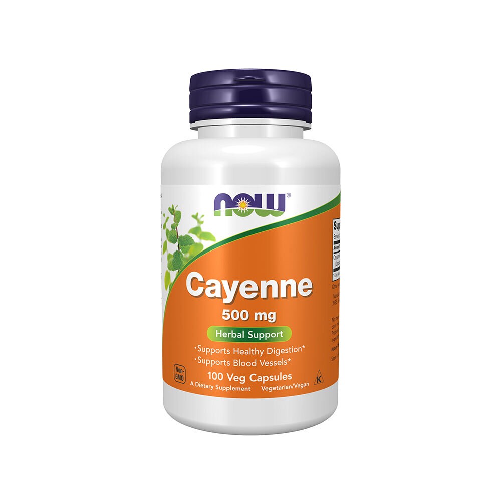 Cayenne 500mg 100 vegetabiliska kapslar