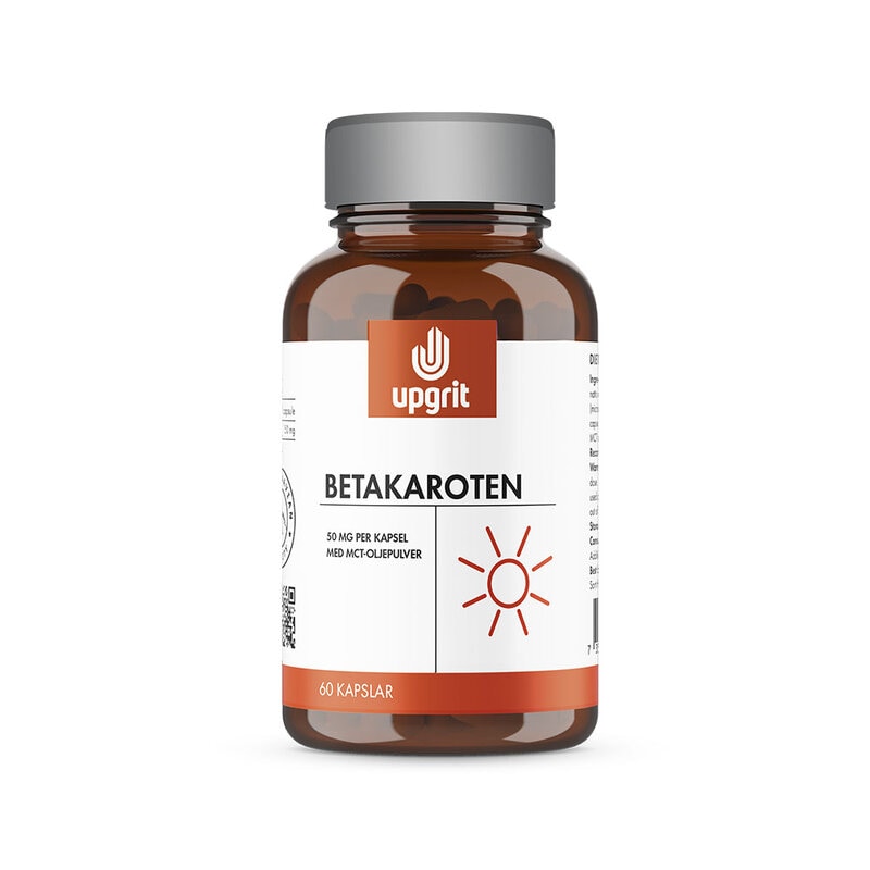 Betakaroten 50 mg 60 kapslar