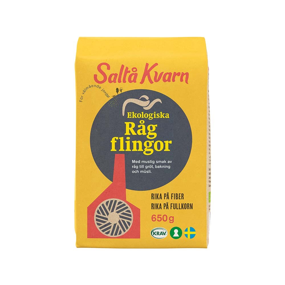 Rågflingor 650g