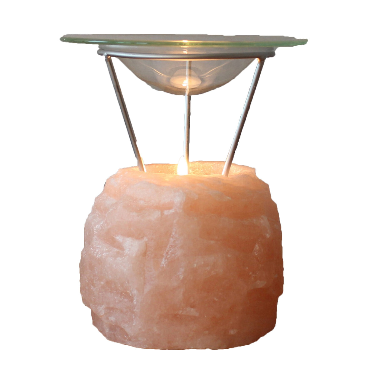 Aromalampa 800g Naturformad Röd