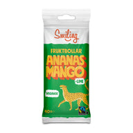 Fruktbollar Mango/Ananas/Lime 40g