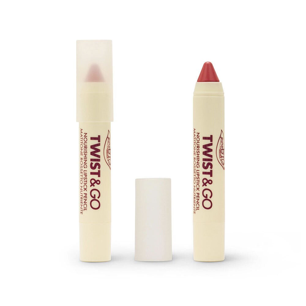 puroBIO TWIST&GO - NOURISHING LIPSTICK PENCIL 2,9g - 501 universal pink