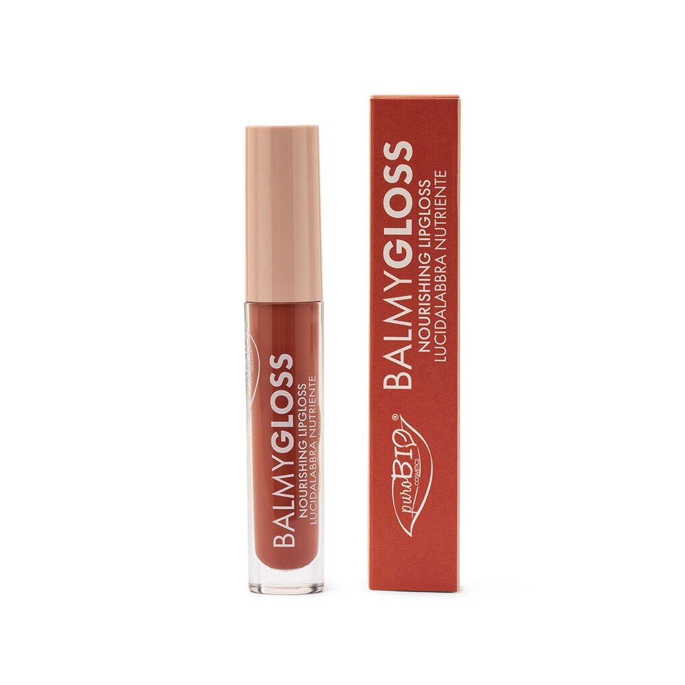 puroBIO BALMYGLOSS  4,4 g - 01 peach nude